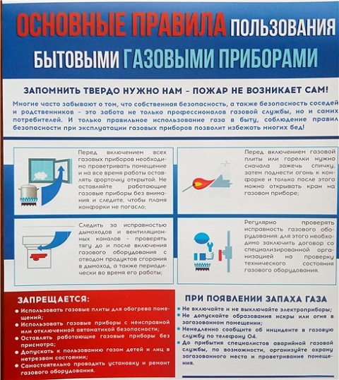pravila polzovaniya bitovimi gaz priborami